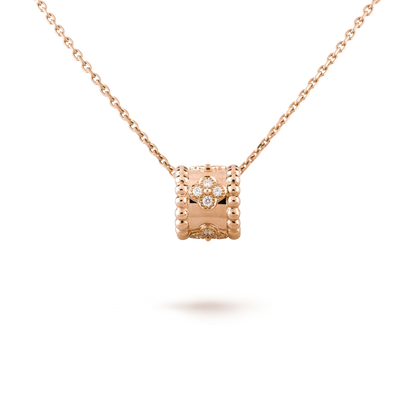 Aura PERLEE ANHÄNGER-HALSKETTE GOLD / ROSÉGOLD