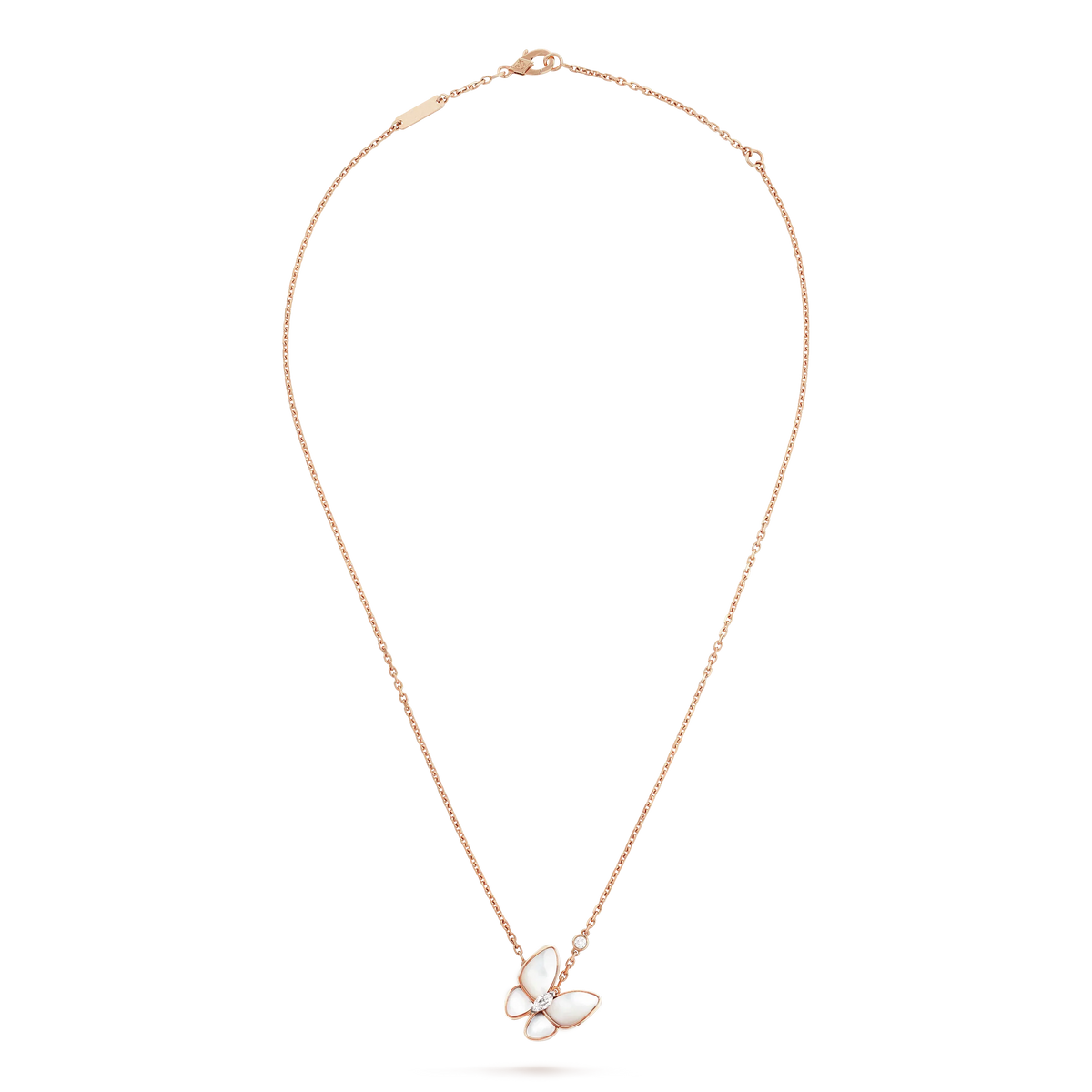 [⭐Aura ]BUTTERFLY MOP DIAMOND NECKLACE