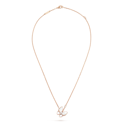 [⭐Aura ]BUTTERFLY MOP DIAMOND NECKLACE