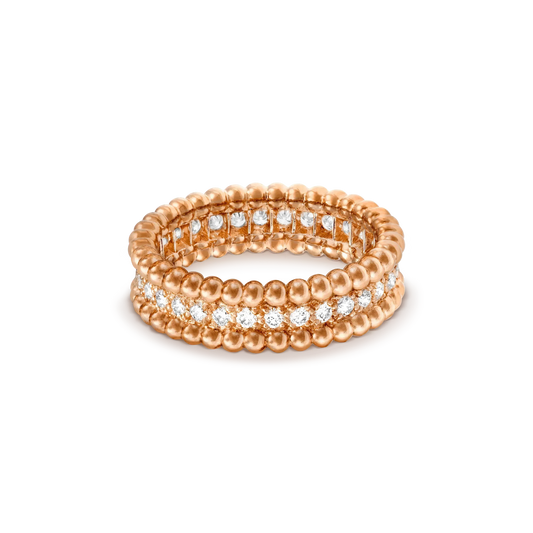 Aura PERLEE DIAMANT ROSEGOLD RING