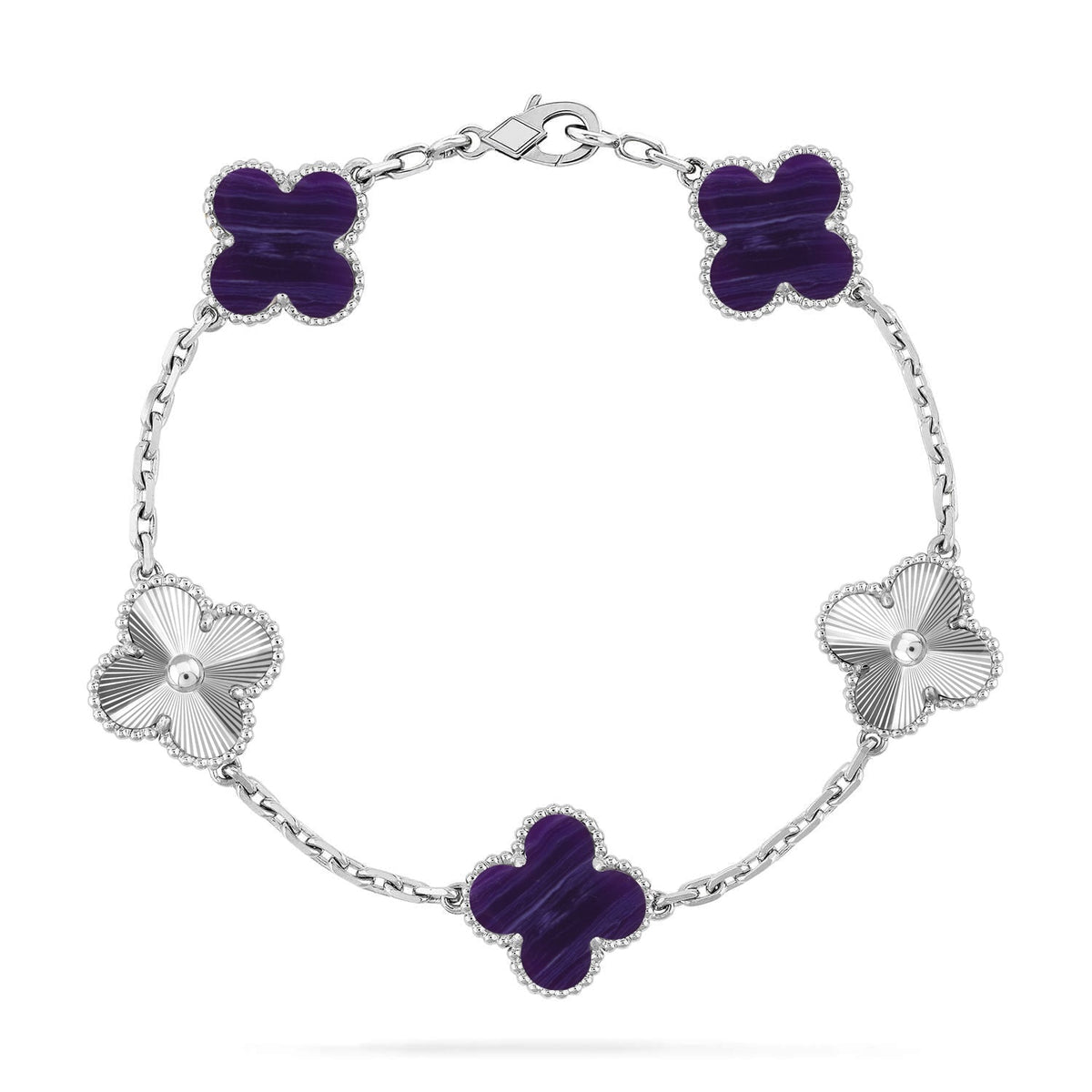[Aura ]Neue Armband-Kollektion „CLOVER 5 MOTIF PURPLE STRIPES“