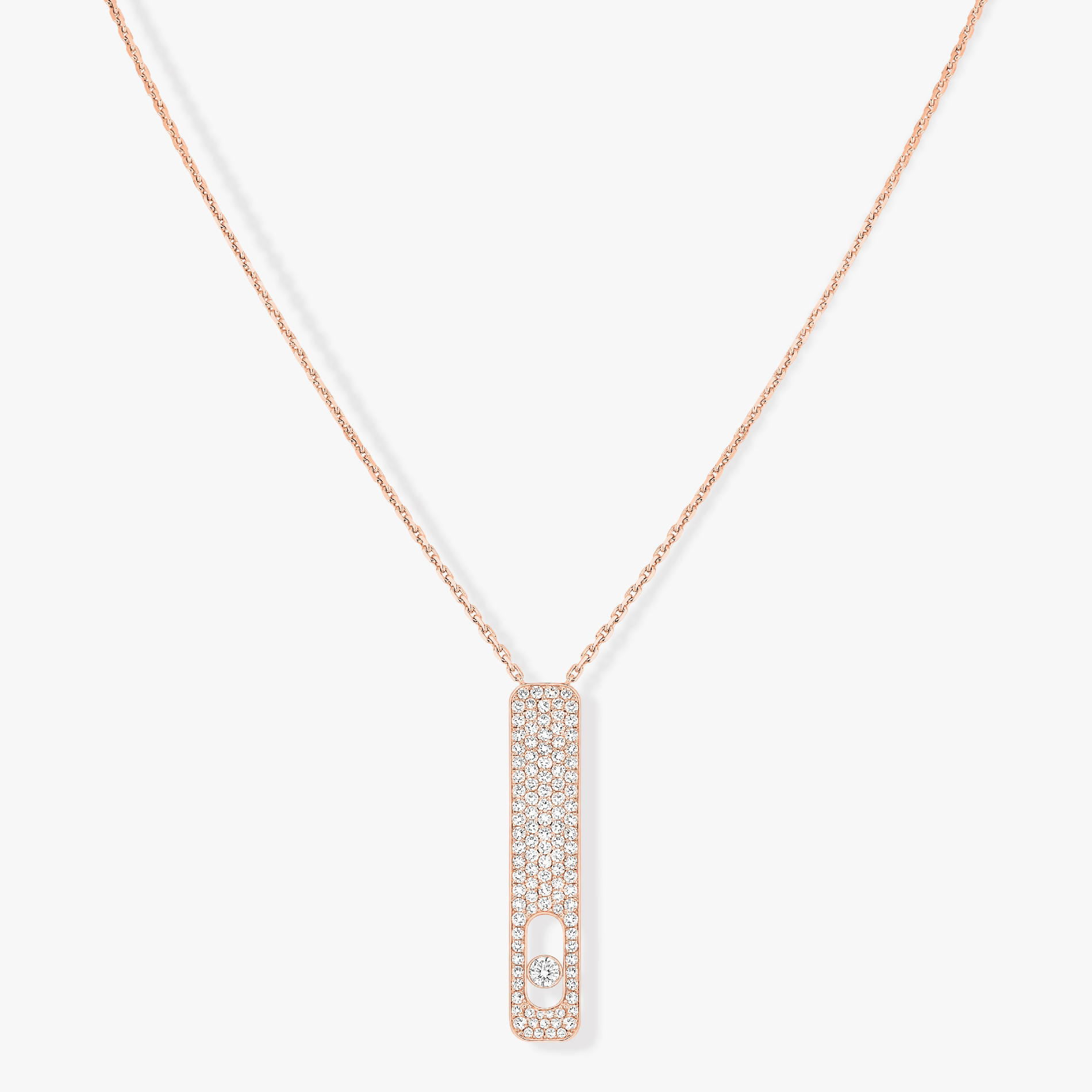 [Aura ] MY FIRST DIAMOND PAVED NECKLACE