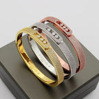 [Aura ]Move Noa Full Pavé Diamond Bangle Bracelet