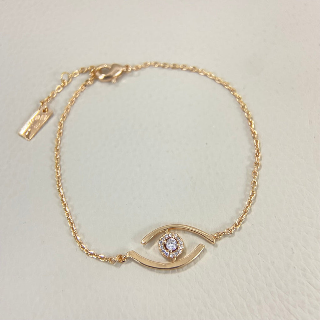 [⭐DORISW]Lucky Eye Pave-Set Diamond Bracelet