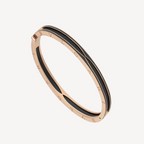 [⭐Veya]ZERO 1 PINK GOLD MIT MATTEM SCHWARZEM KERAMIKARMBAND