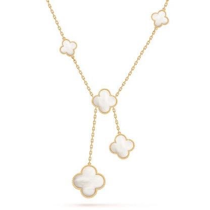 [⭐Aura ]CLOVER MOTHER OF PEARL NECKLACE 6 MOTIF