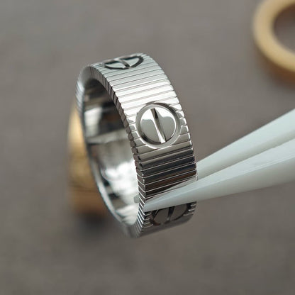 [⭐Aura ]NEW MODEL LOVE 6.5 MM RING