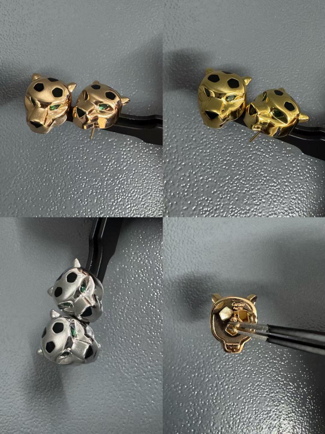 [Aura ] CHRRTAH-PRINT STUD EARRINGS, THREE COLORS
