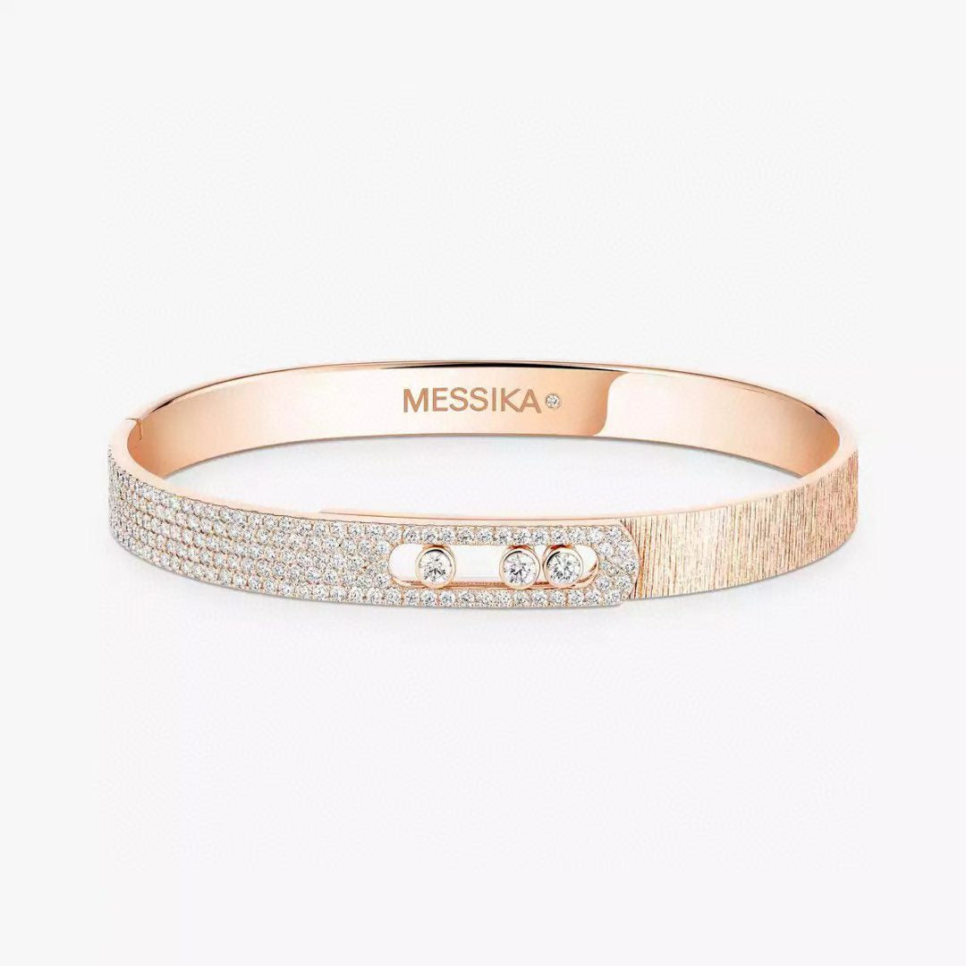 [Aura ] 2026 BRAND-NEW FROSTED BRACELET WITH DIAMONDS THREE COLORS