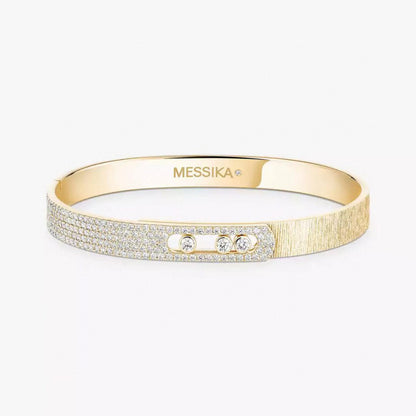 [Aura ] 2026 BRANDNEUES MATTIERTES ARMBAND MIT DIAMANTEN DREI FARBEN