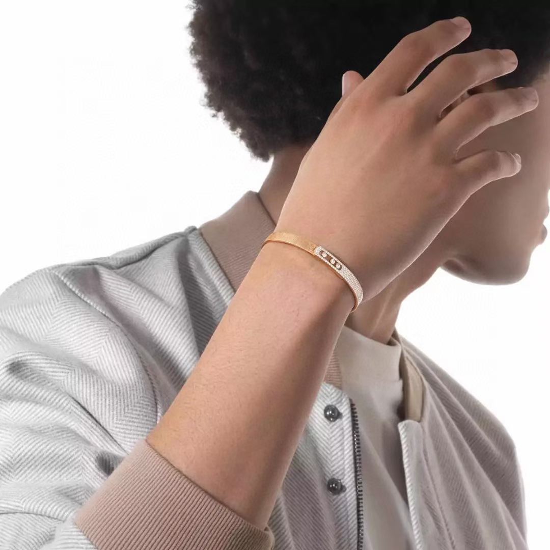 [Aura ] 2026 BRANDNEUES MATTIERTES ARMBAND MIT DIAMANTEN DREI FARBEN