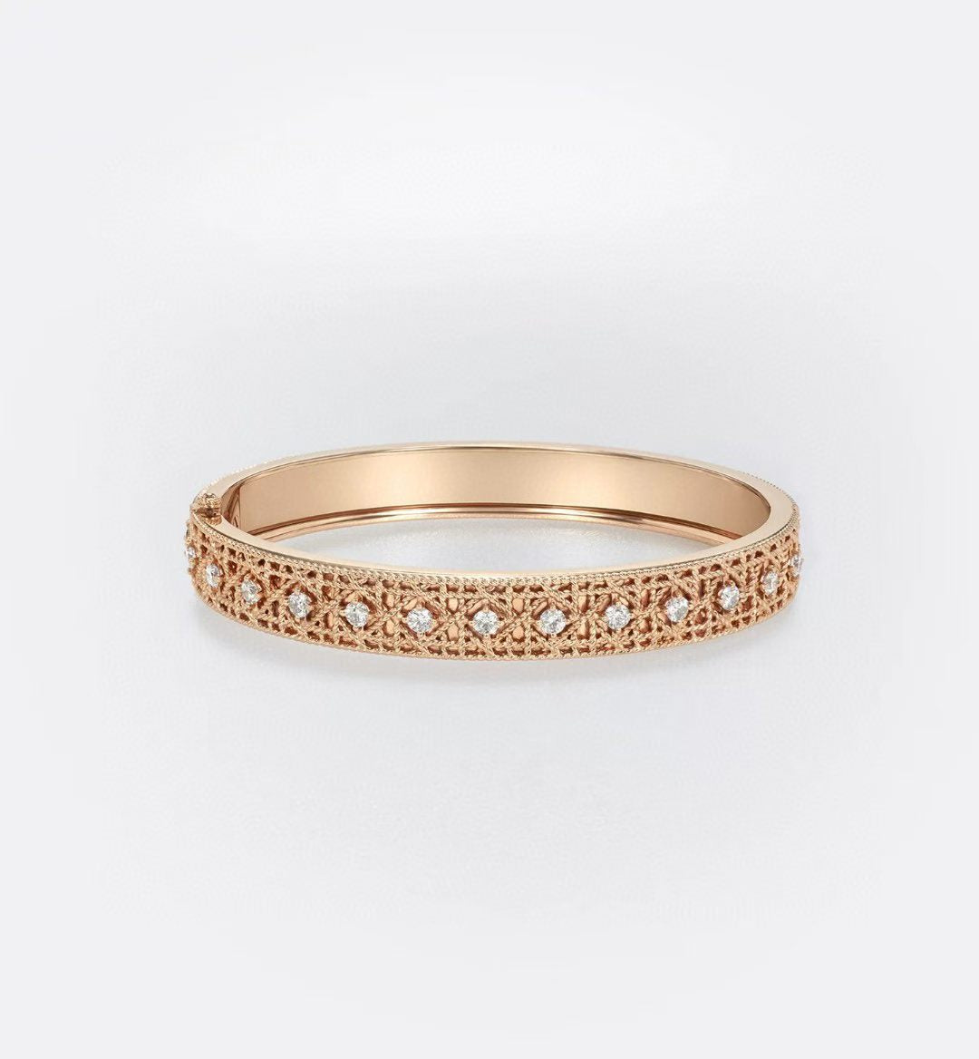 [⭐Aura ] 2026 WOVEN-PATTERN BRACELET SET WITH FULL DIAMOND INLAY THREE-COLORS