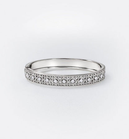 [⭐Aura ] 2026 WOVEN-PATTERN BRACELET SET WITH FULL DIAMOND INLAY THREE-COLORS