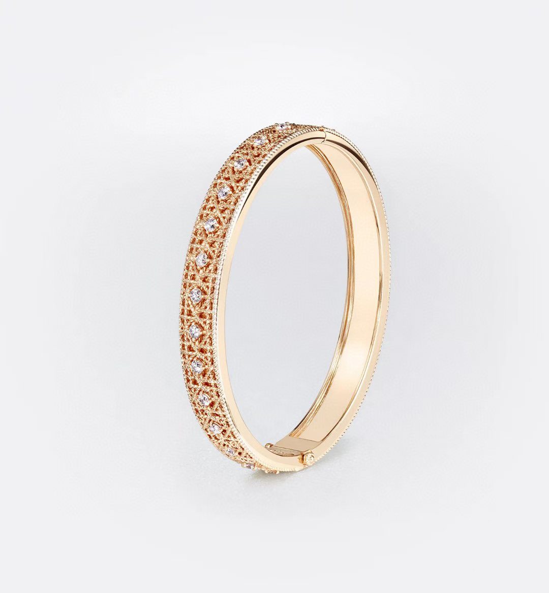 [⭐Aura ] 2026 WOVEN-PATTERN BRACELET SET WITH FULL DIAMOND INLAY THREE-COLORS