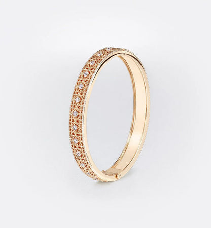 [⭐Aura ] 2026 WOVEN-PATTERN BRACELET SET WITH FULL DIAMOND INLAY THREE-COLORS