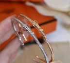 [Aura ] DIAMOND-ENCRUSTED BRACELET THREE COLORS
