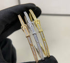 [Aura ] DIAMOND-ENCRUSTED BRACELET THREE COLORS