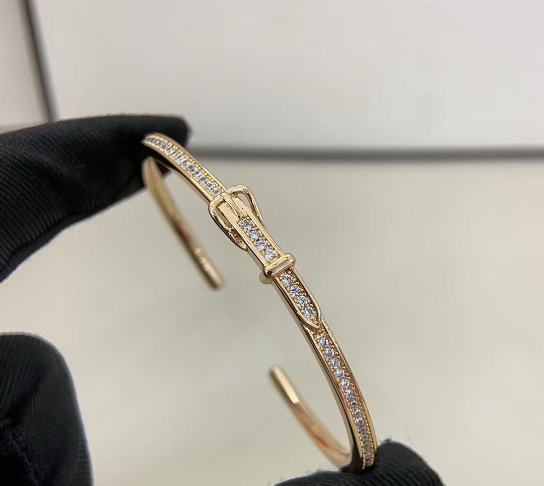 [Aura ] DIAMOND-ENCRUSTED BRACELET THREE COLORS
