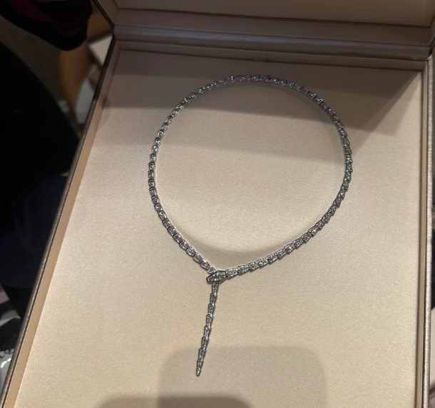 [⭐Veya]NEU! SERPENT DIAMANT-HALSKETTE