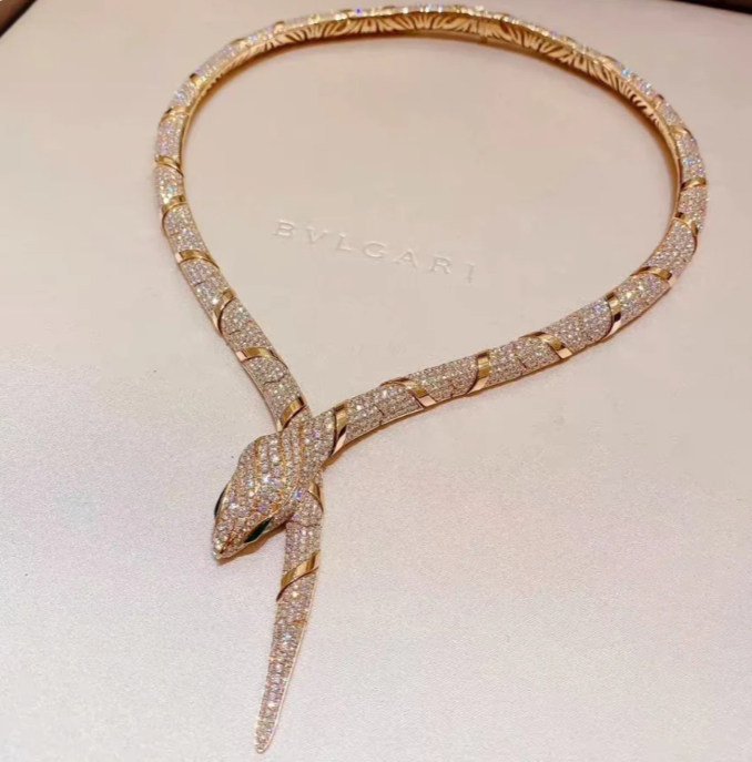 [⭐Veya]HAUTE COUTURE GOLD SERPENTI HALSKETTE