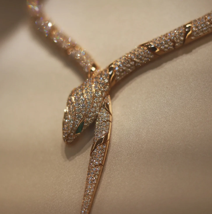 [⭐Veya]HAUTE COUTURE GOLD SERPENTI HALSKETTE