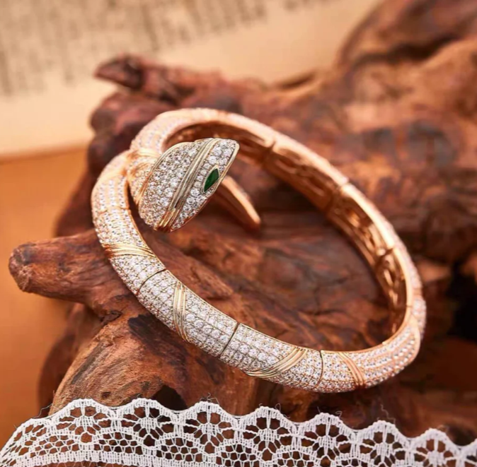 [⭐Veya]HAUTE COUTURE GOLD-SERPENTI-ARMBAND