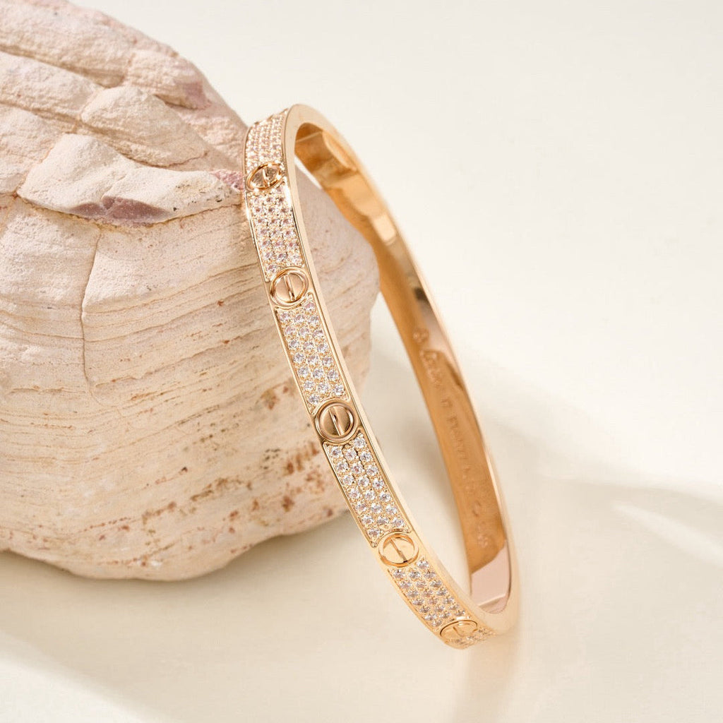 Aura LOVE BRACELET 4.8MM DIAMOND-PAVED
