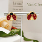 Aura LUCKY LADYBUG EARRINGS