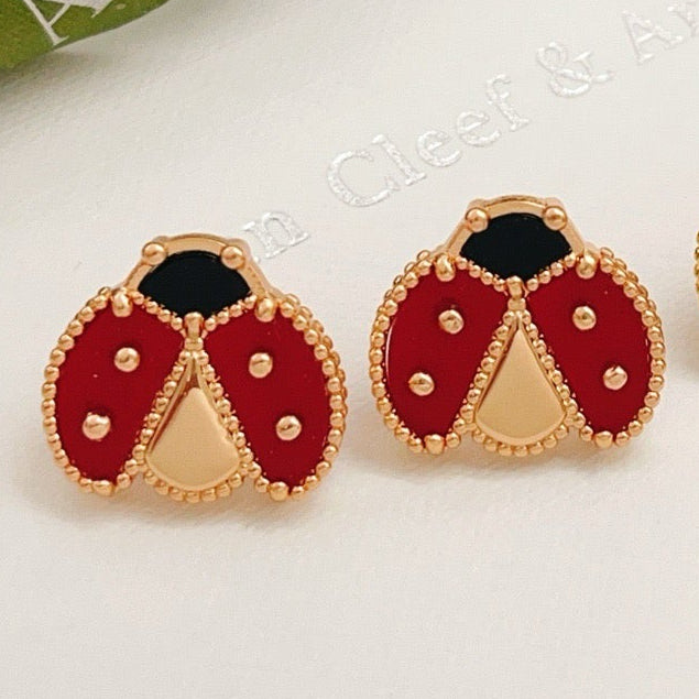 [⭐Aura ]LUCKY LADYBUG EARRINGS