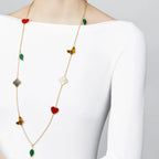 [Aura ] Lucky Alhambra Lange Halskette – 12 Designs