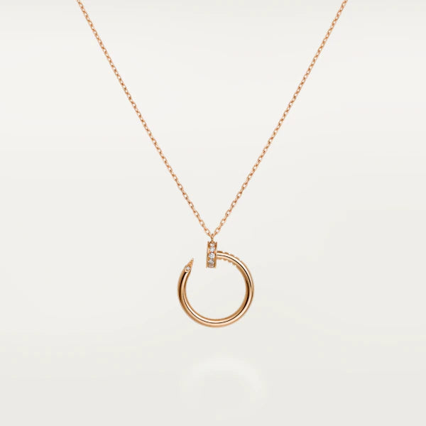 Aura JUSTE NECKLACE PINK GOLD