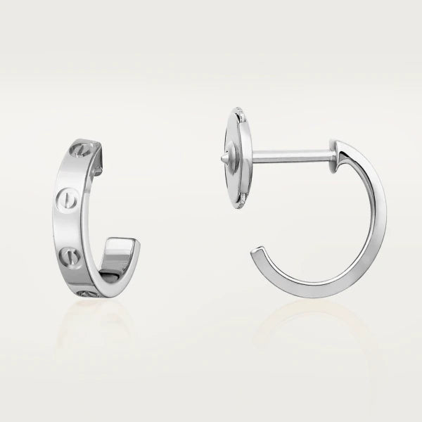 Aura LOVE OHRRINGE 2,65MM SILBER