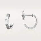 Aura LOVE OHRRINGE 2,65MM SILBER