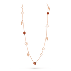 Aura LUCKY SPRING 15 MOTIFS ROSE GOLD NECKLACE