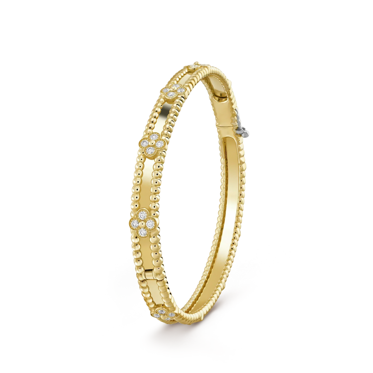 Aura CLOVER ARMBAND 4MM DIAMANTEN