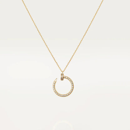 Aura JUSTE NECKLACE GOLD DIAMONDS