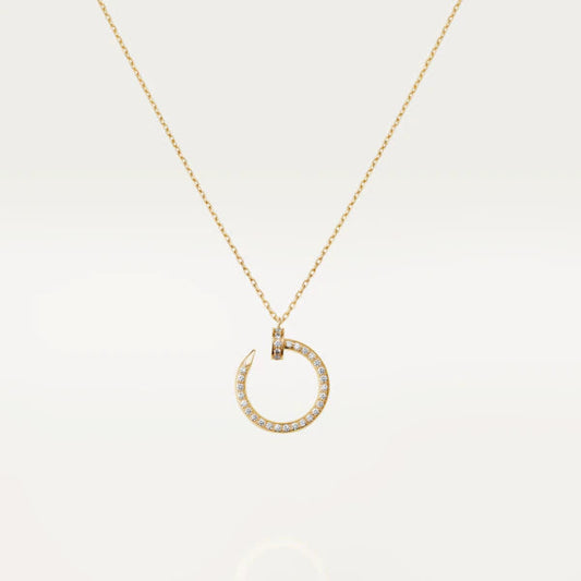 Aura JUSTE NECKLACE GOLD DIAMONDS