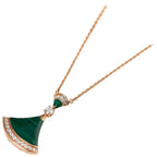[⭐Veya]DREAM HALSKETTE MALACHIT DIAMANT