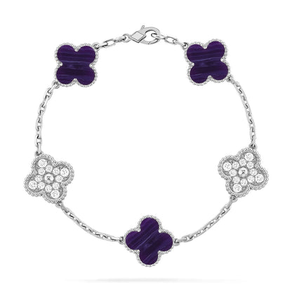 [Aura ]Neue Armband-Kollektion „CLOVER 5 MOTIF PURPLE STRIPES“