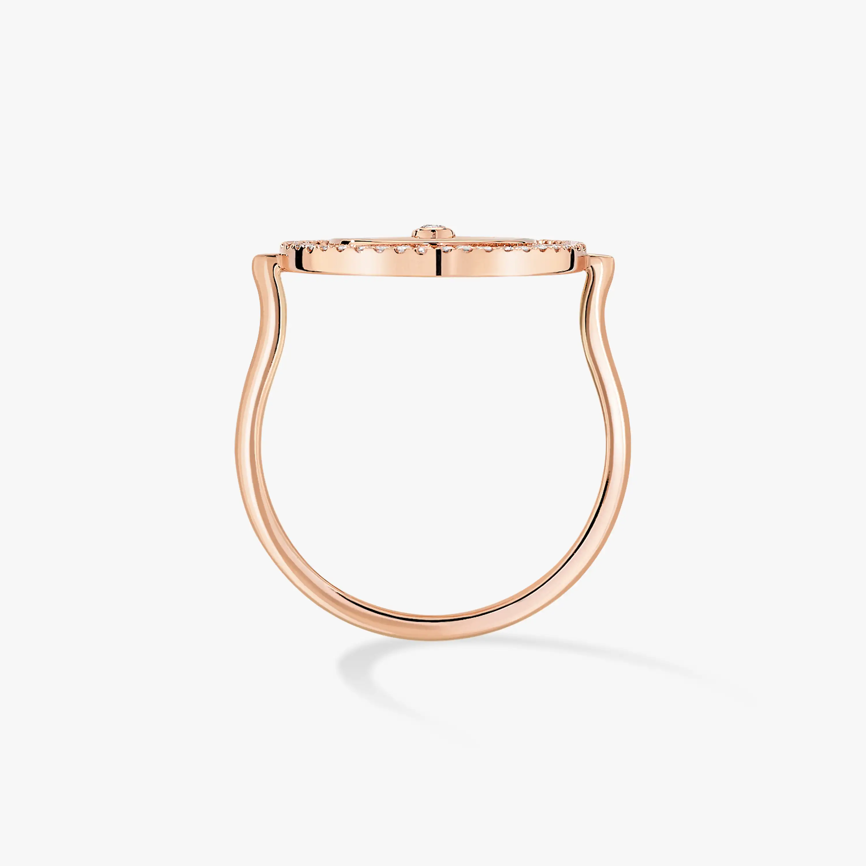 [Aura ]  MOVE PINK GOLD DIAMOND RING