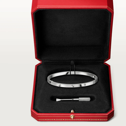 Aura LOVE ARMREIF 3,65MM 10 DIAMANTEN