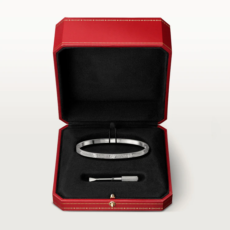 Aura LOVE BRACELET 3.65MM DIAMOND-PAVED