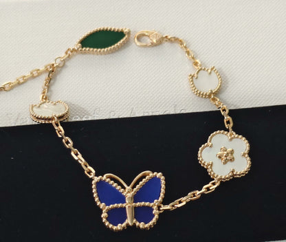 [Aura ] 2026 NEUES FRÜHLING GLÜCKLICHES 5 MOTIV ARMBAND