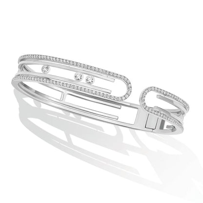 [⭐Aura ]MOVE 10TH PAVED DIAMOND BRACELET