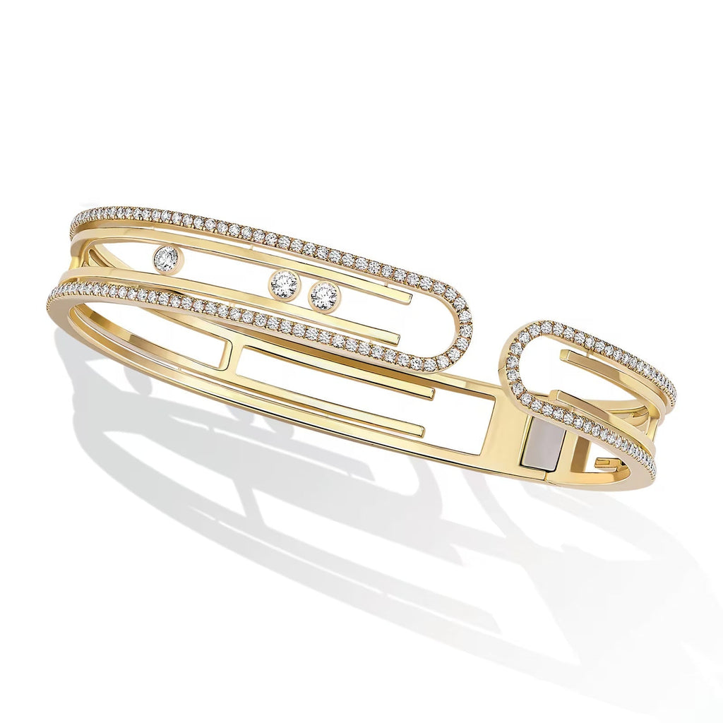 [Aura ] MOVE 10TH PAVED DIAMOND BRACELET