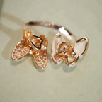 Aura TWIN BUTTERFLY DIAMOND MOP RING