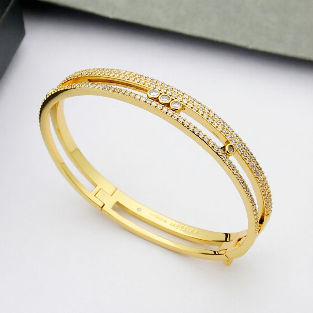 [Aura ]Move Romane pavé bangle