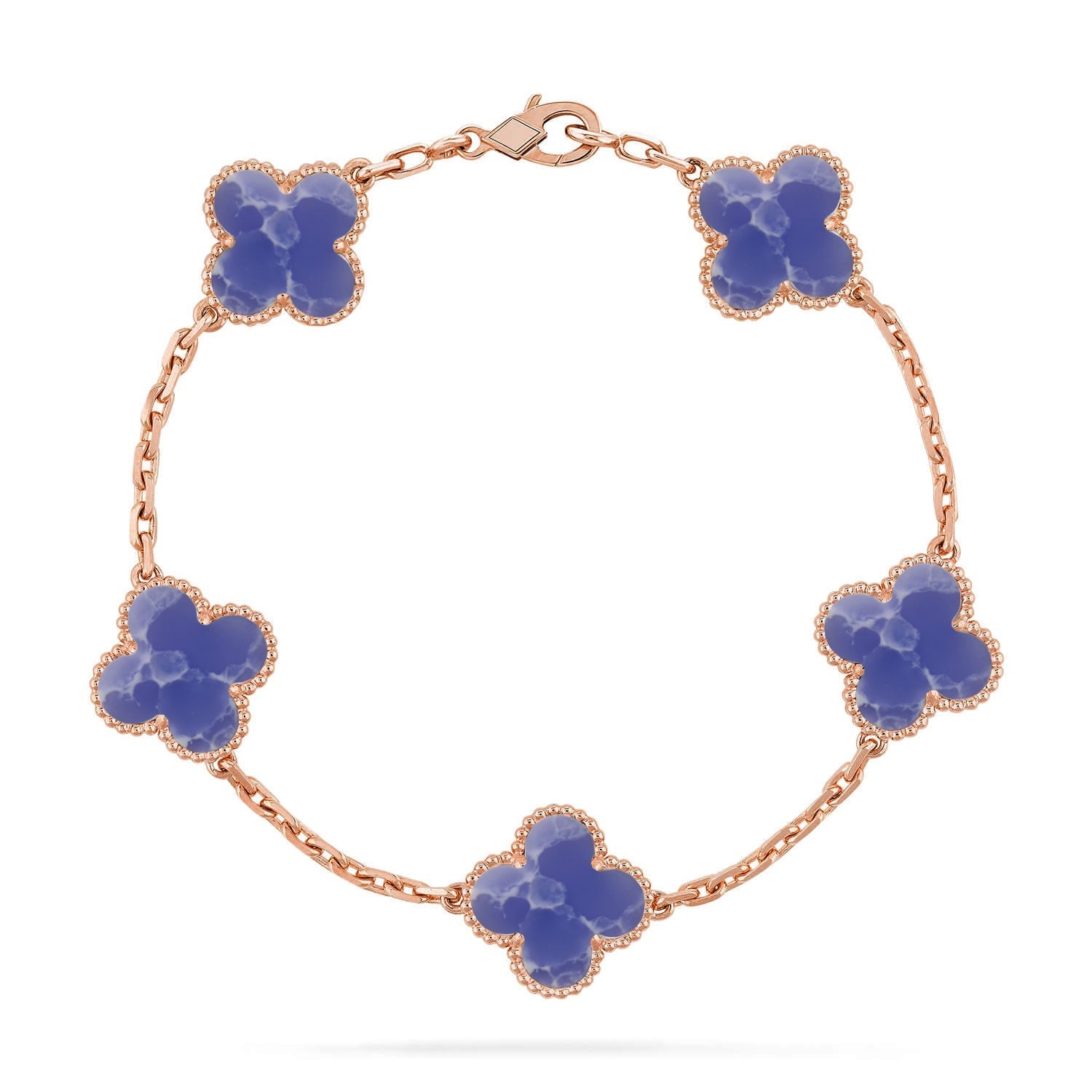 [Aura ]New CLOVER 5 MOTIF BLUE VEINS BRACELET COLLECTION