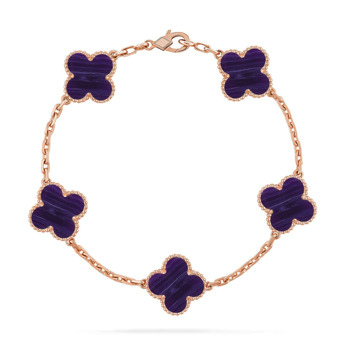 [Aura ]Neue Armband-Kollektion „CLOVER 5 MOTIF PURPLE STRIPES“