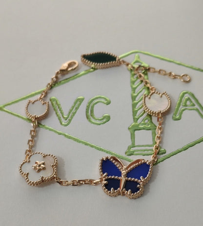 [Aura ] 2026 NEUES FRÜHLING GLÜCKLICHES 5 MOTIV ARMBAND